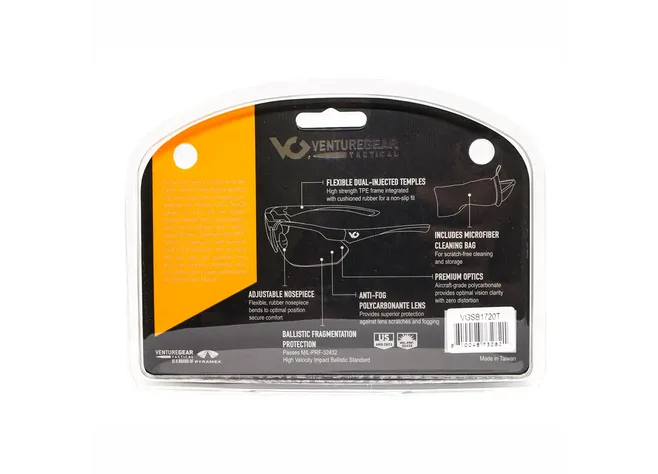 Окуляри Venture Gear Tactical Drone 2.0 Black (gray) Anti-Fog, сірі в чорній оправі VG-DRON
BK-GR1 Фото 7